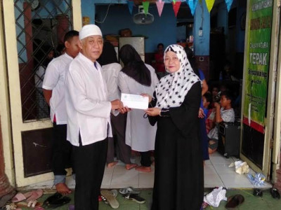 Doa bersama Kelas 9E dan Bakti Sosial ke Panti Asuhan Murni Jaya, 31 Maret 2019
